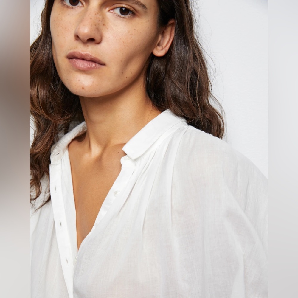 Nili Lotan Normandy Blouse in Ivory - Picture 4 of 7